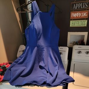 Blue short dress w/cups